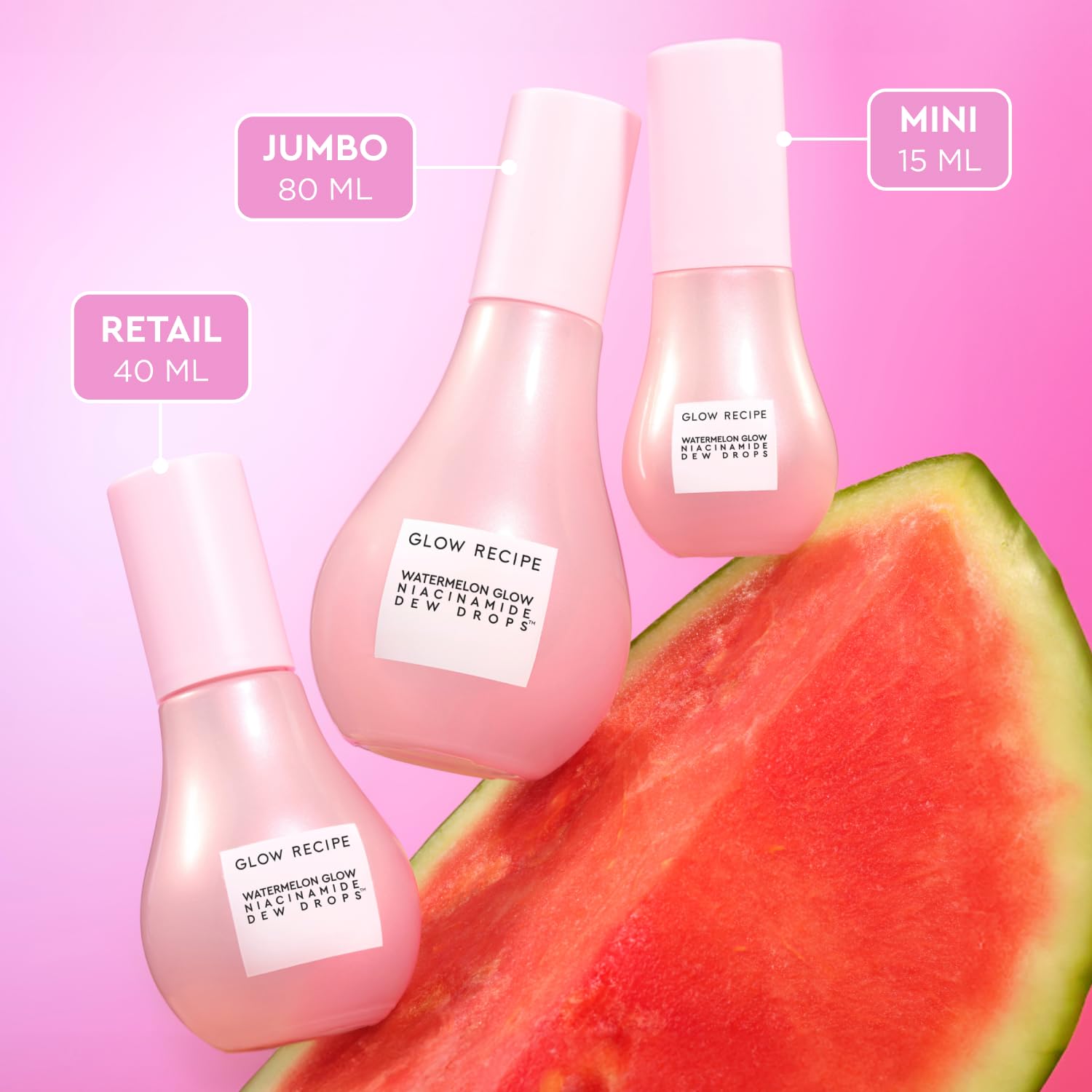 Glow Recipe priming application on skin for smoother makeup finish