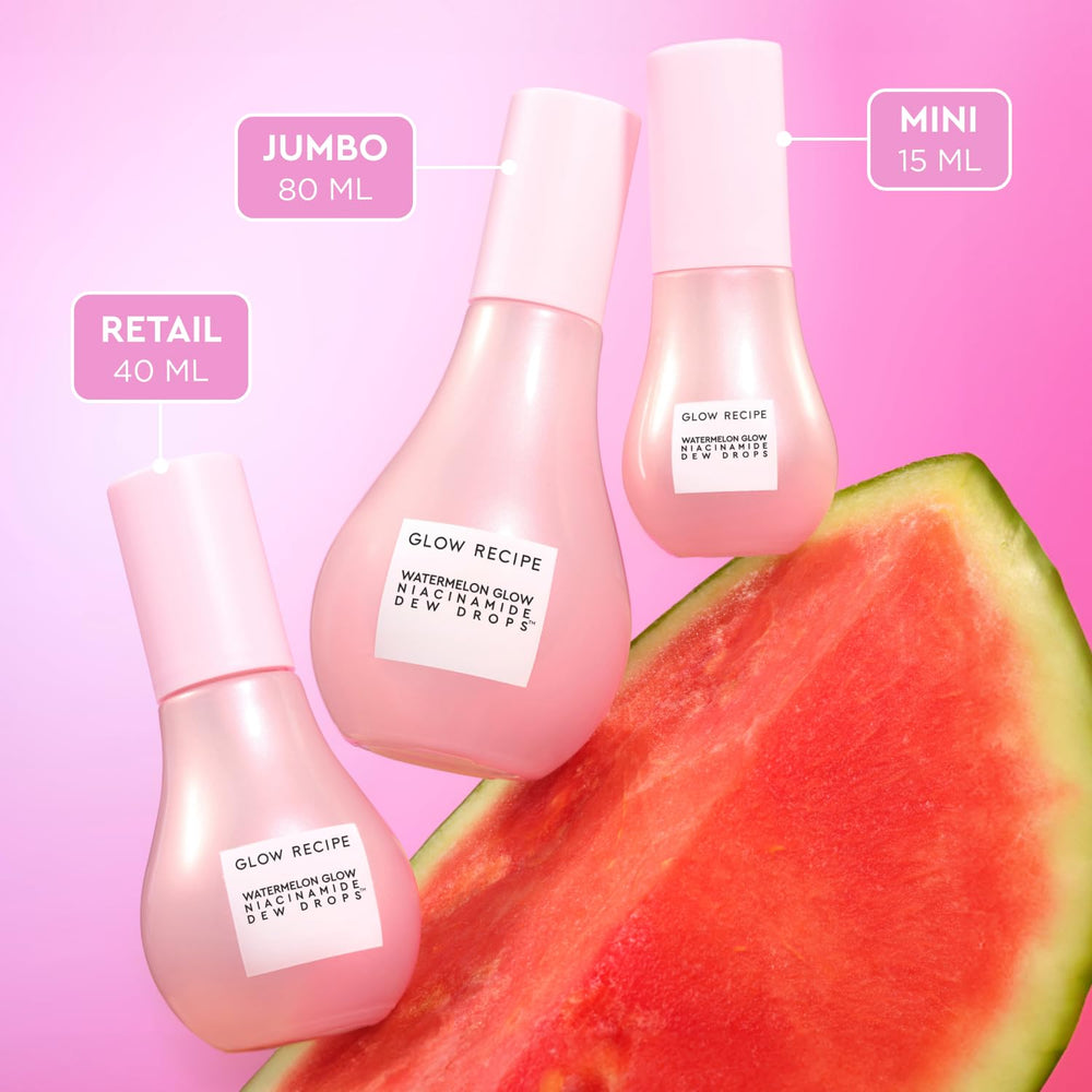 Glow Recipe priming application on skin for smoother makeup finish
