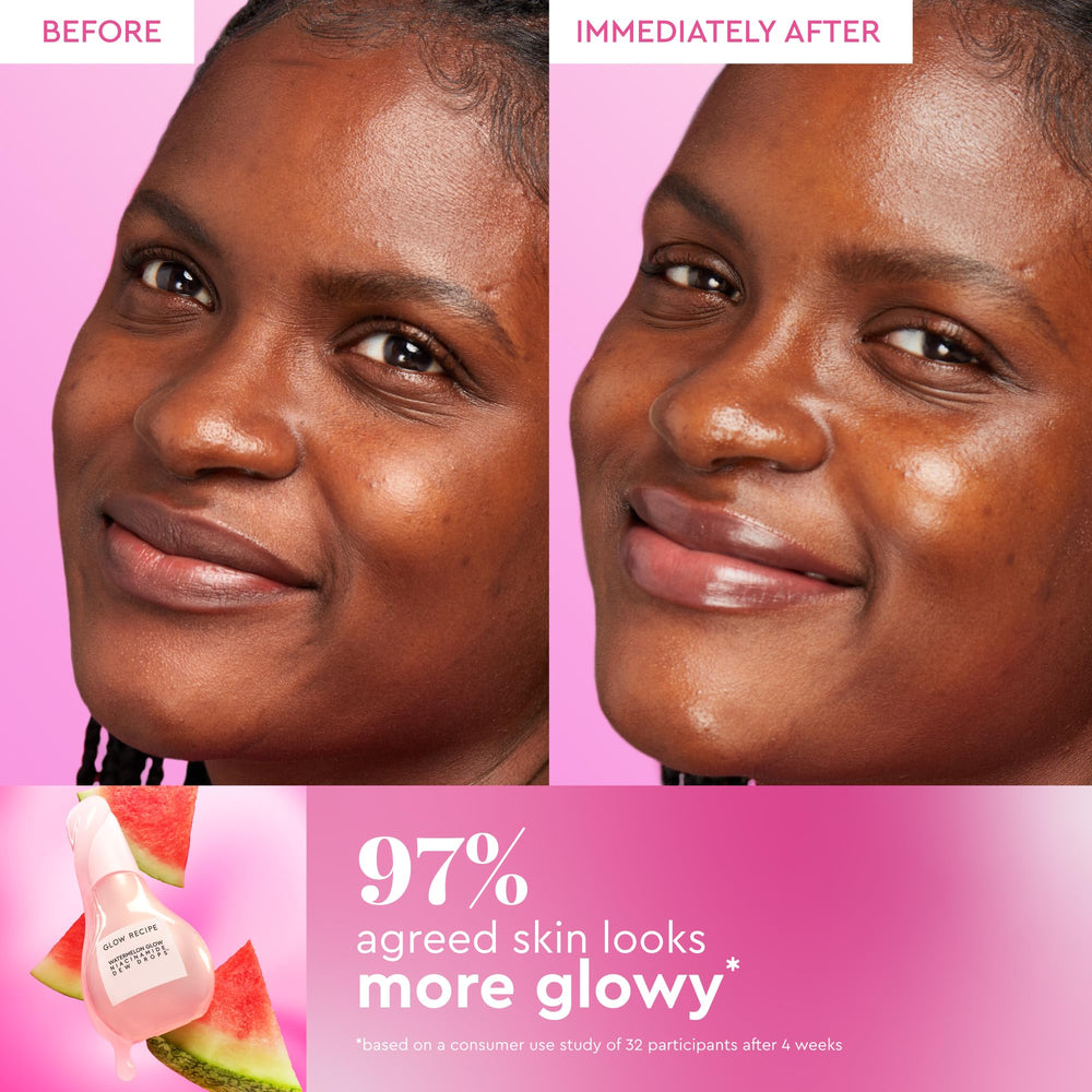 Glow Recipe close-up gel texture showing hydration and lightweight feel