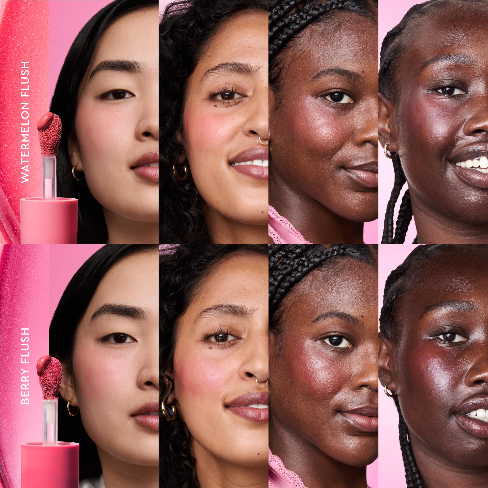Glow Recipe lip and cheek dual-use showing matching tint convenience