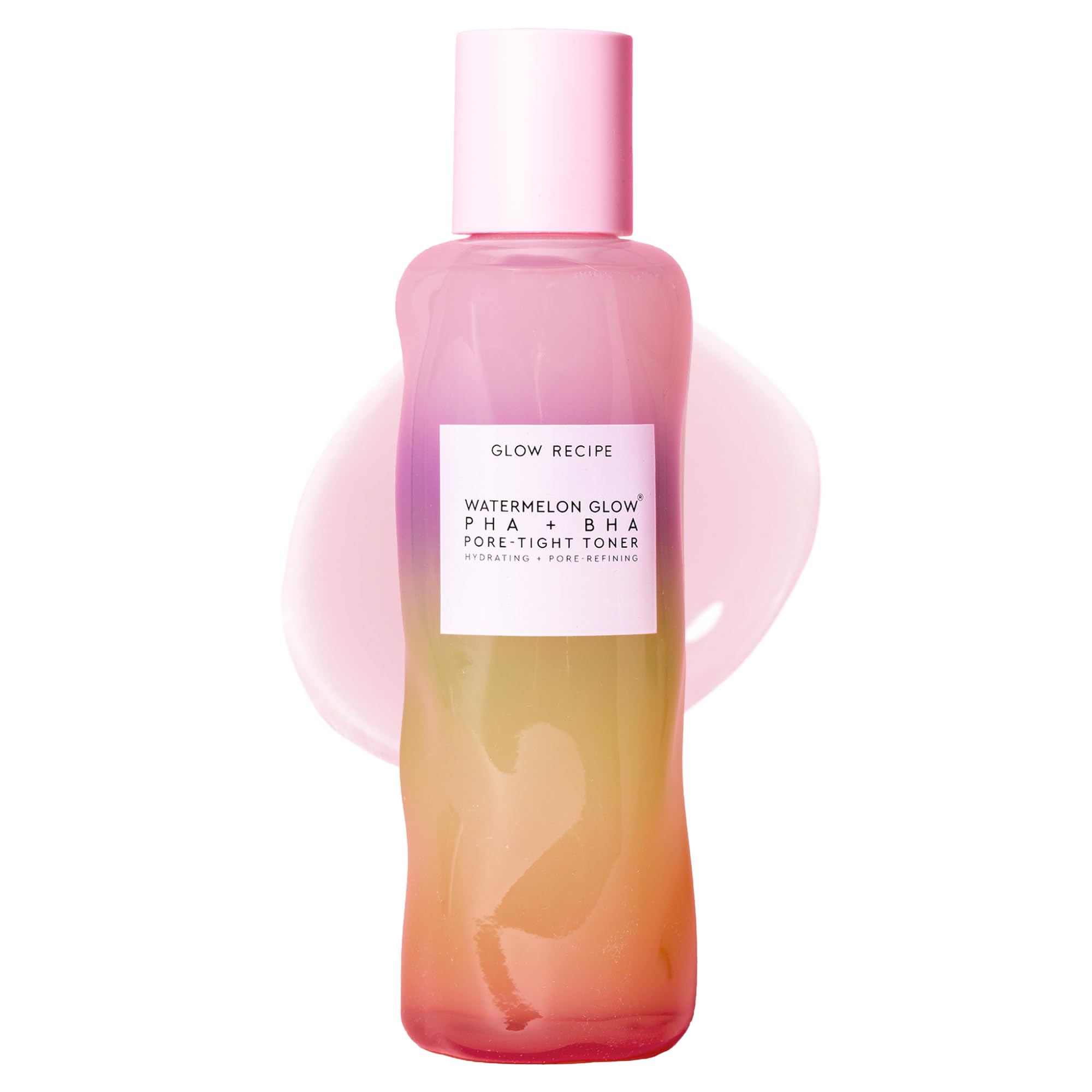 Glow Recipe toner front packaging showing limited edition Pride design and hydration benefit