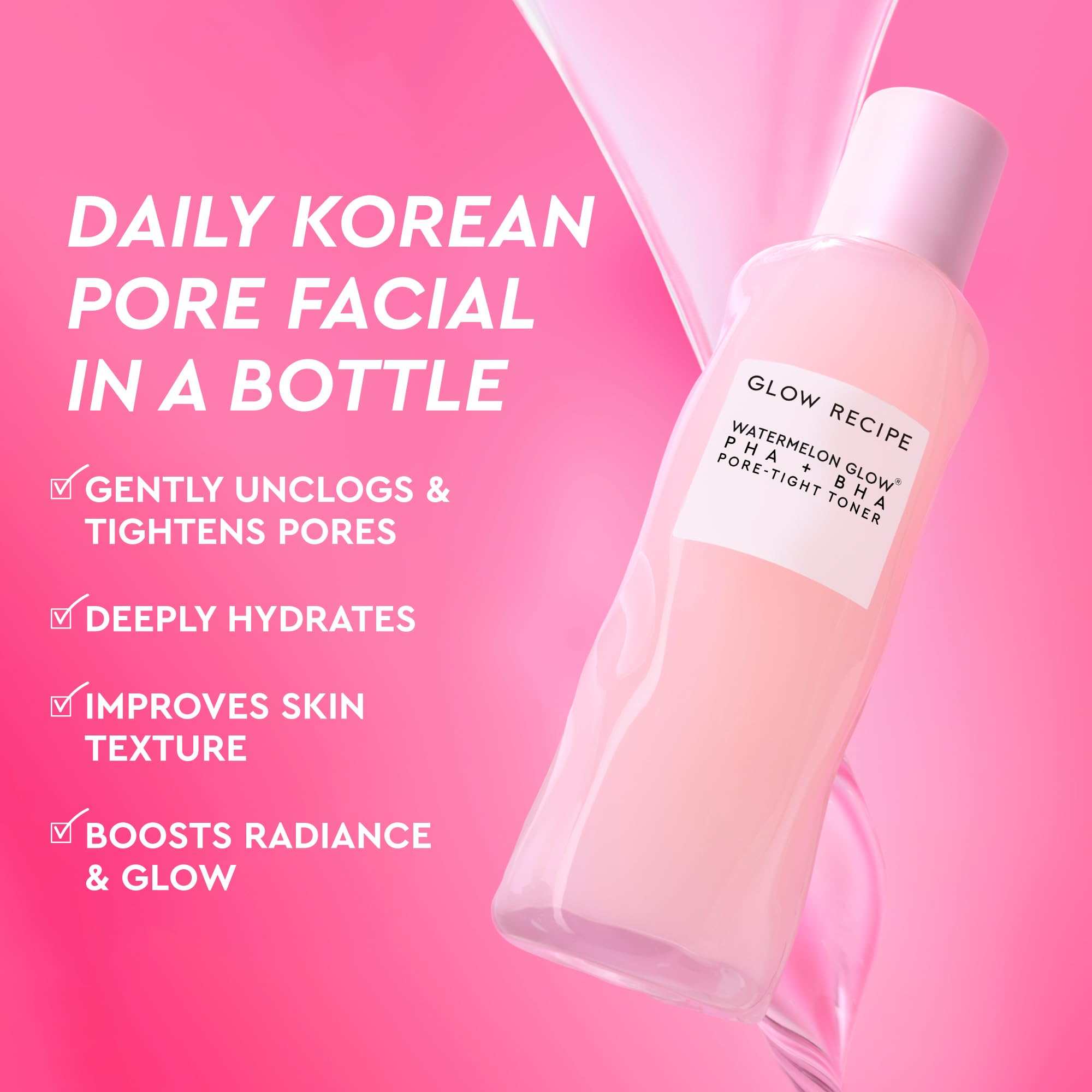 Glow Recipe back label with ingredients list visible for transparency and ingredient checking