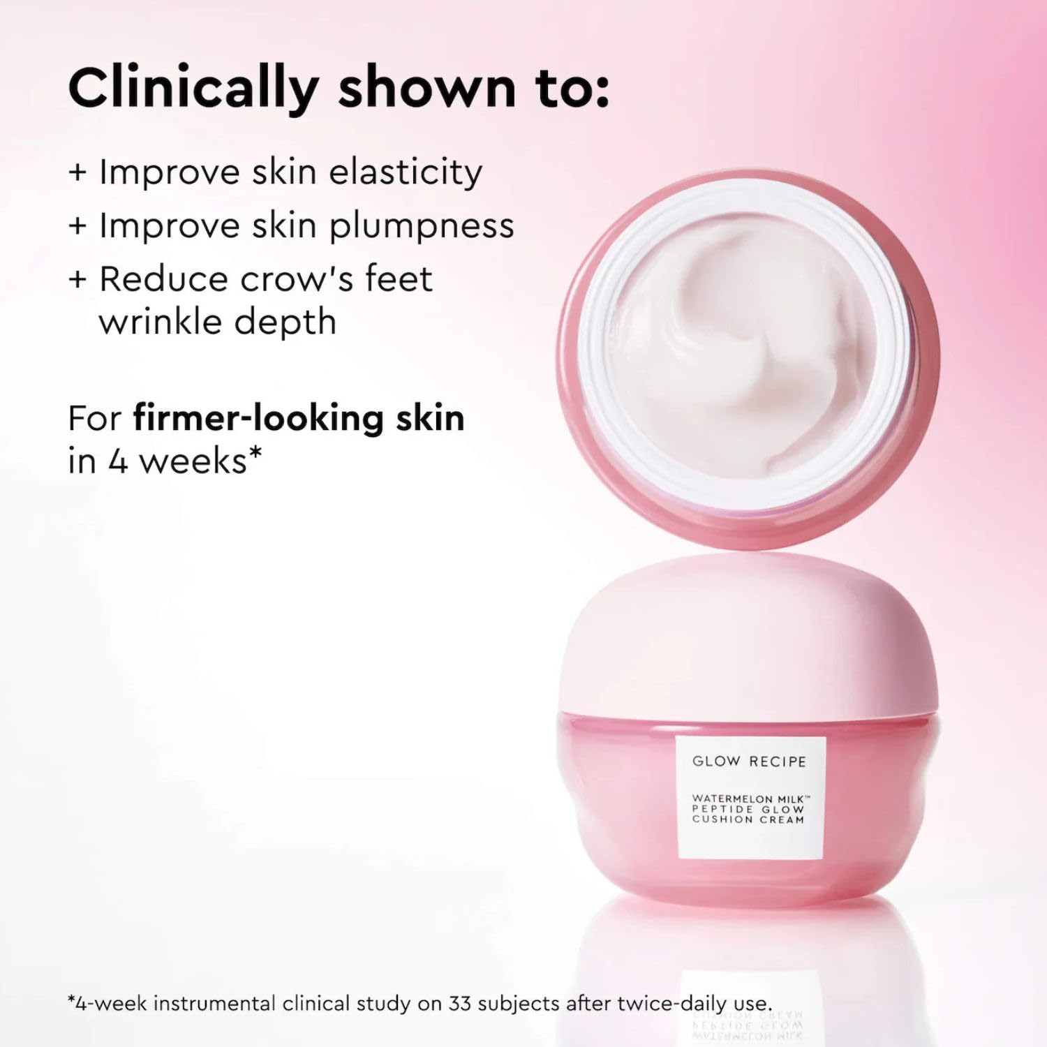 Glow Recipe refill pod beside jar illustrating reduced-waste refillable system benefit