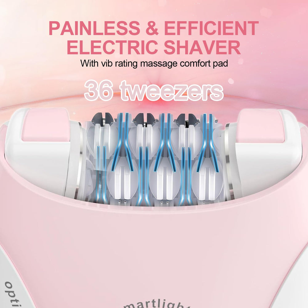 Glowshave in use on face demonstrating gentle precision and smooth results