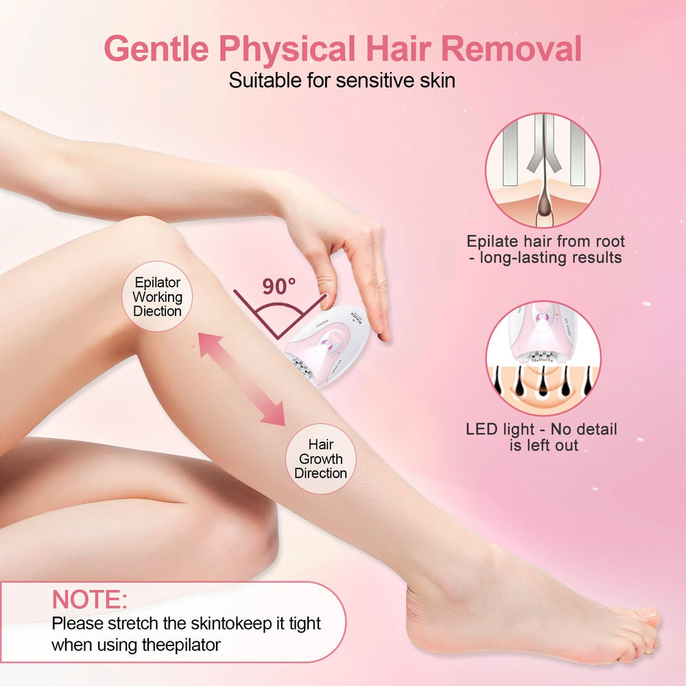 Glowshave dual vibrating massage pads that reduce discomfort during use