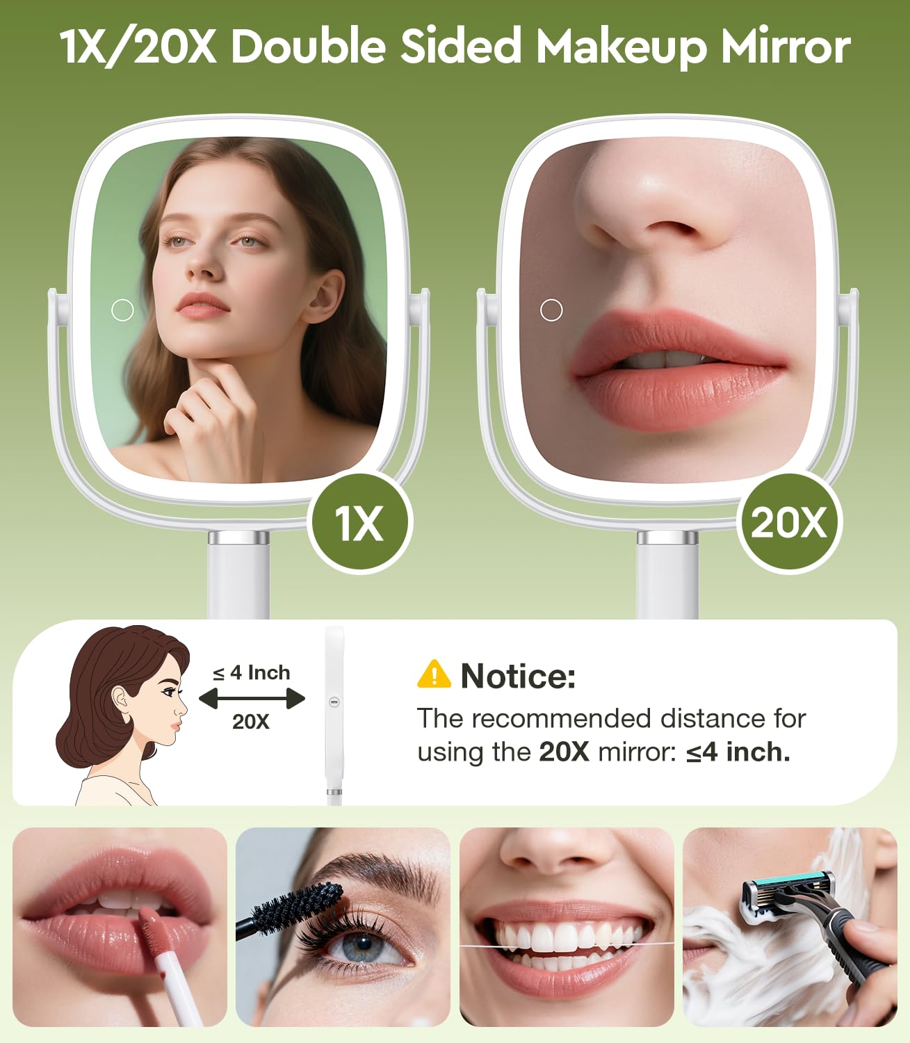 Glowtop tray and phone holder organizing cosmetics and enabling tutorials benefit