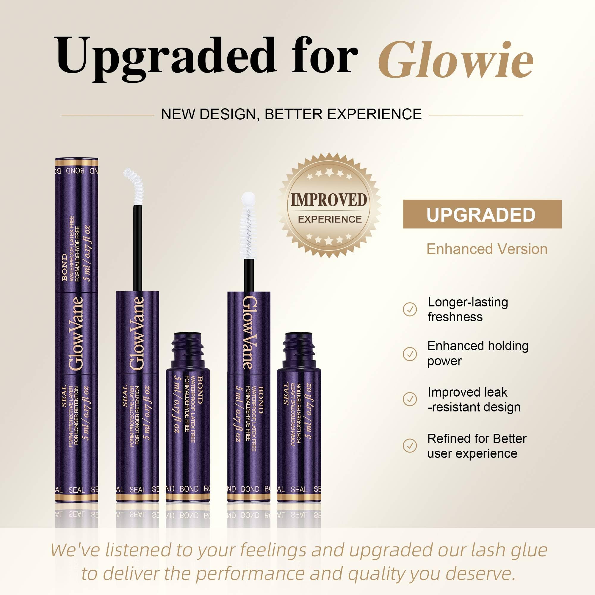 GlowVane display of mixed 8–18mm clusters showing natural gradation
