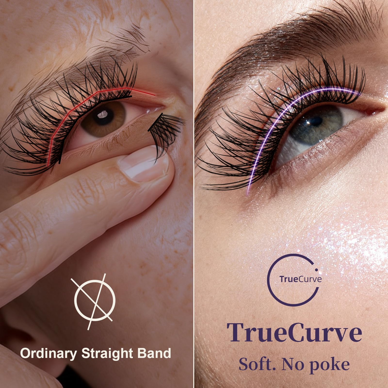 GlowVane cluster fibers detail showing wispy texture for natural look