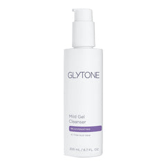 GLYTONE front packaging showing bottle and product benefit