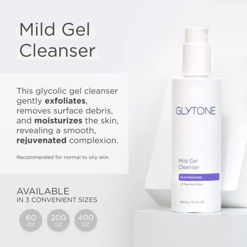 GLYTONE close-up of gel texture highlighting gentle exfoliation