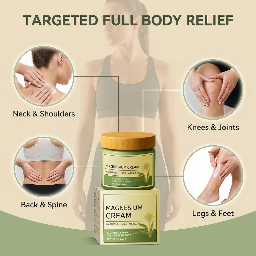 GMDPFHV cream being massaged into shoulder and hand for mobility