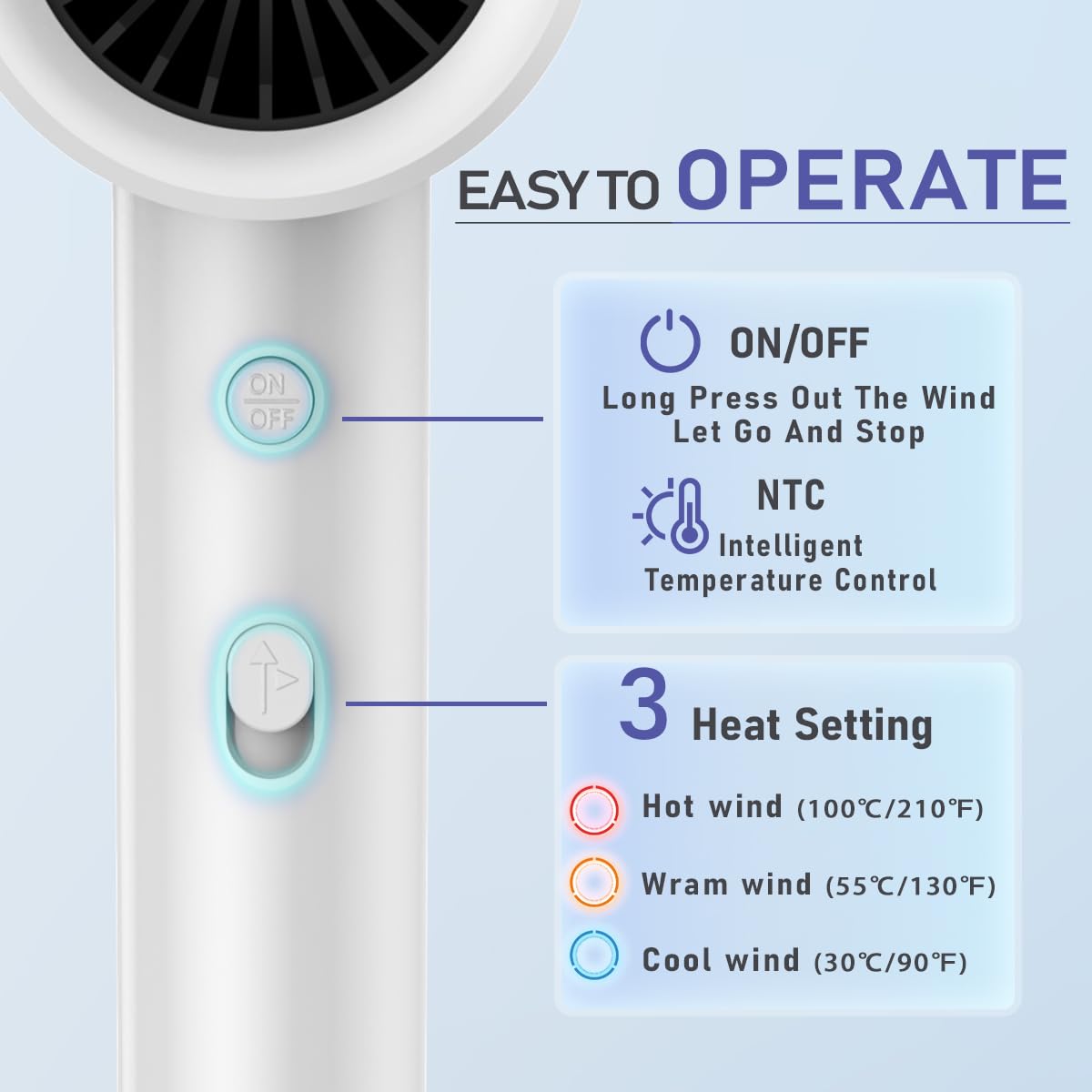 GMDQ night light illuminated to guide nighttime use and enhance safety
