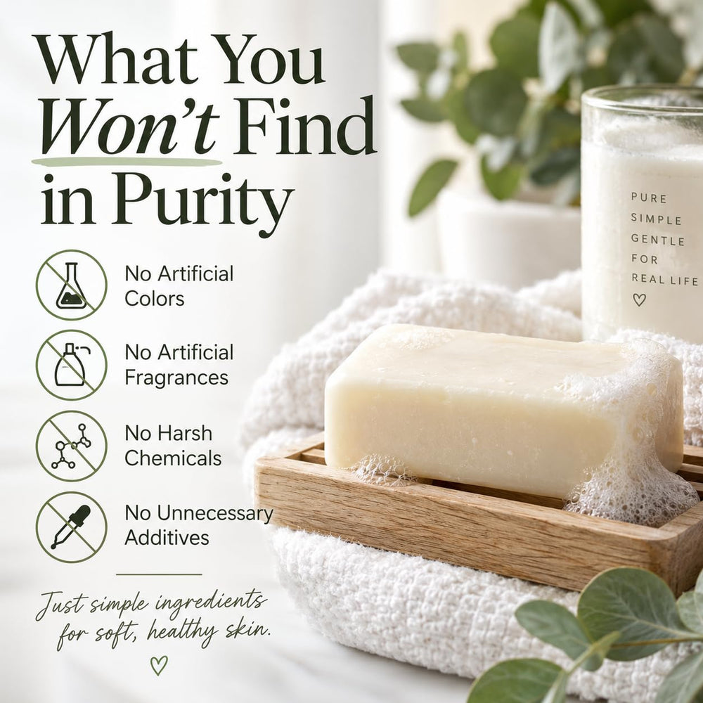 Goat Milk Stuff close-up of soap texture highlighting creamy lather and gentle cleanse