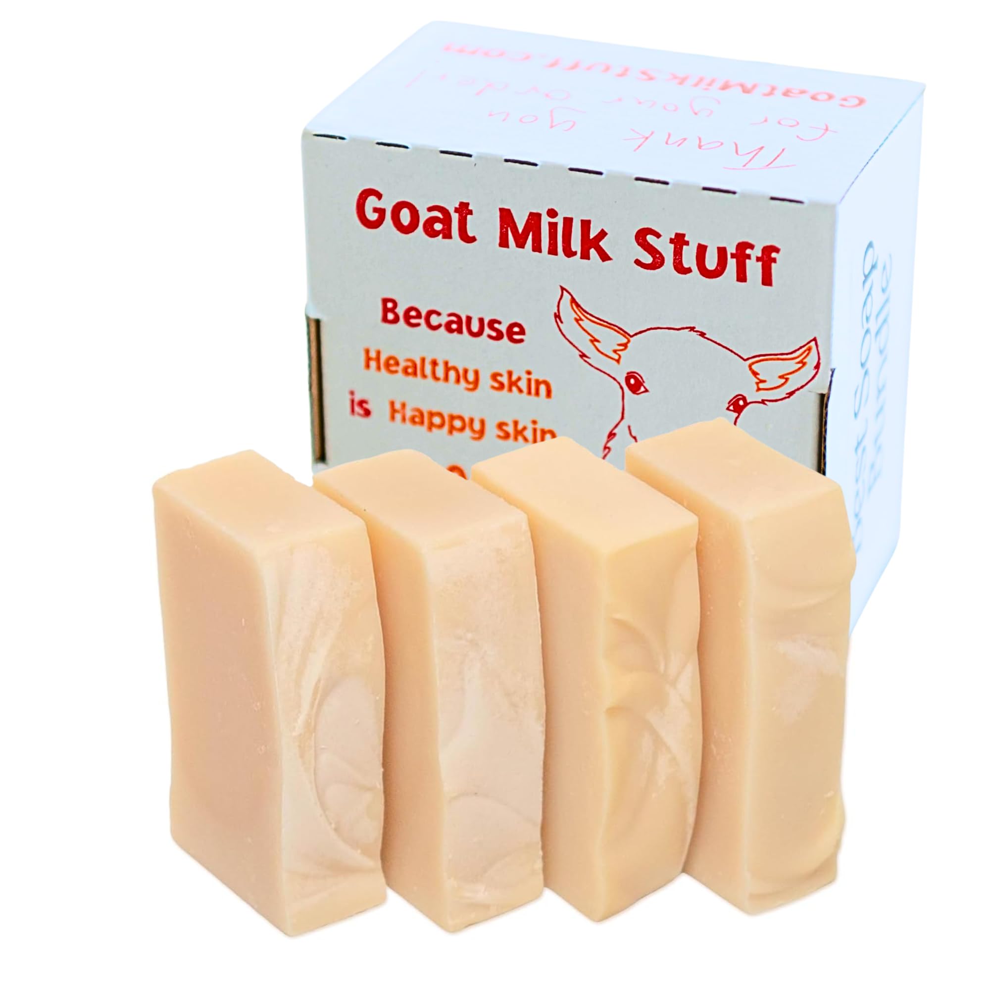 Goat Milk Stuff front packaging showing unscented box and clean presentation