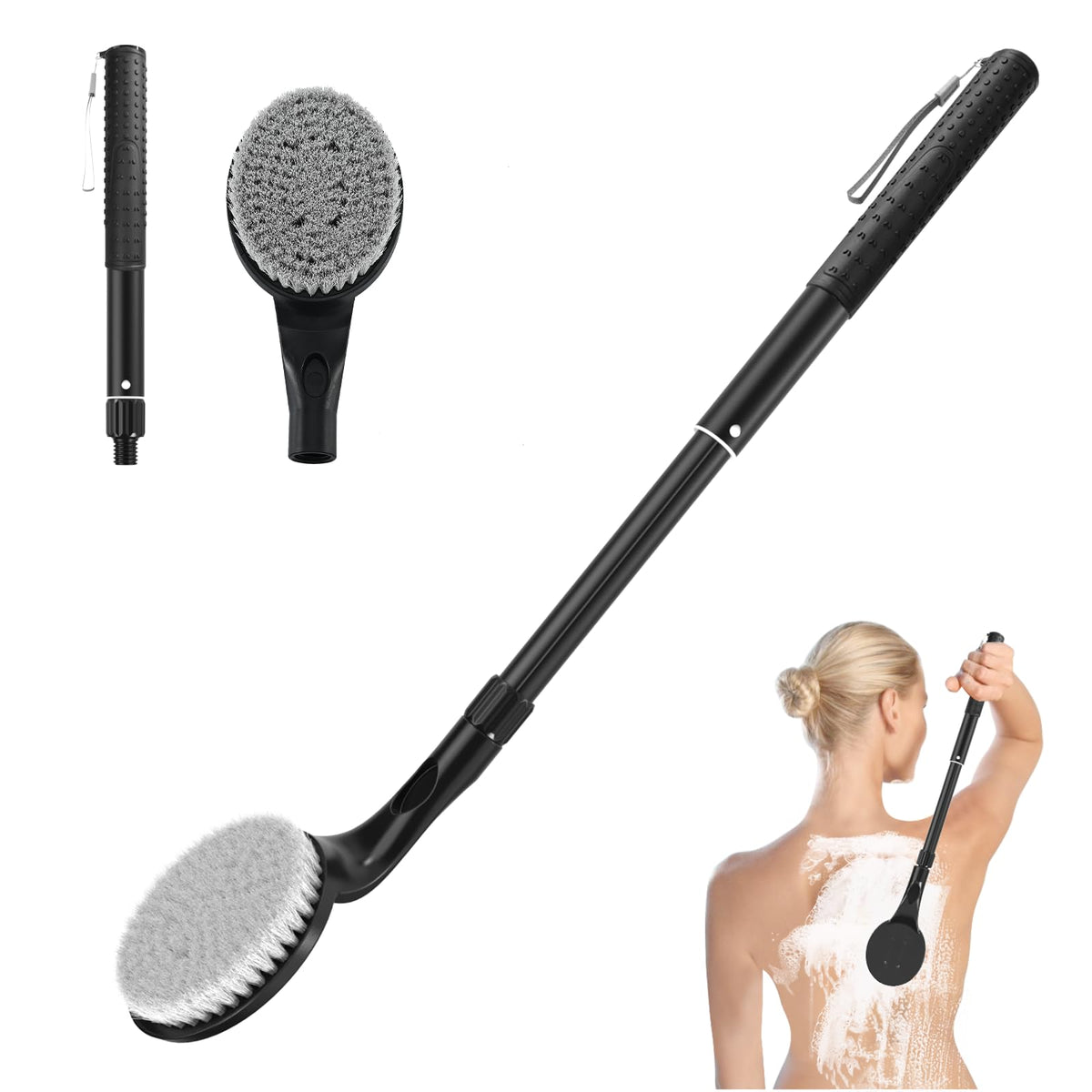 Gobetili front view of full brush showing design and travel-ready benefits