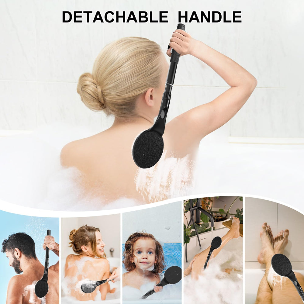 Gobetili curved brush head detail for comfortable contour cleaning