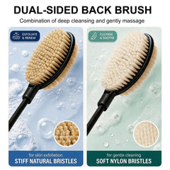 Gobiteli soft nylon bristles close-up showing gentle lathering and everyday skin-friendly wash