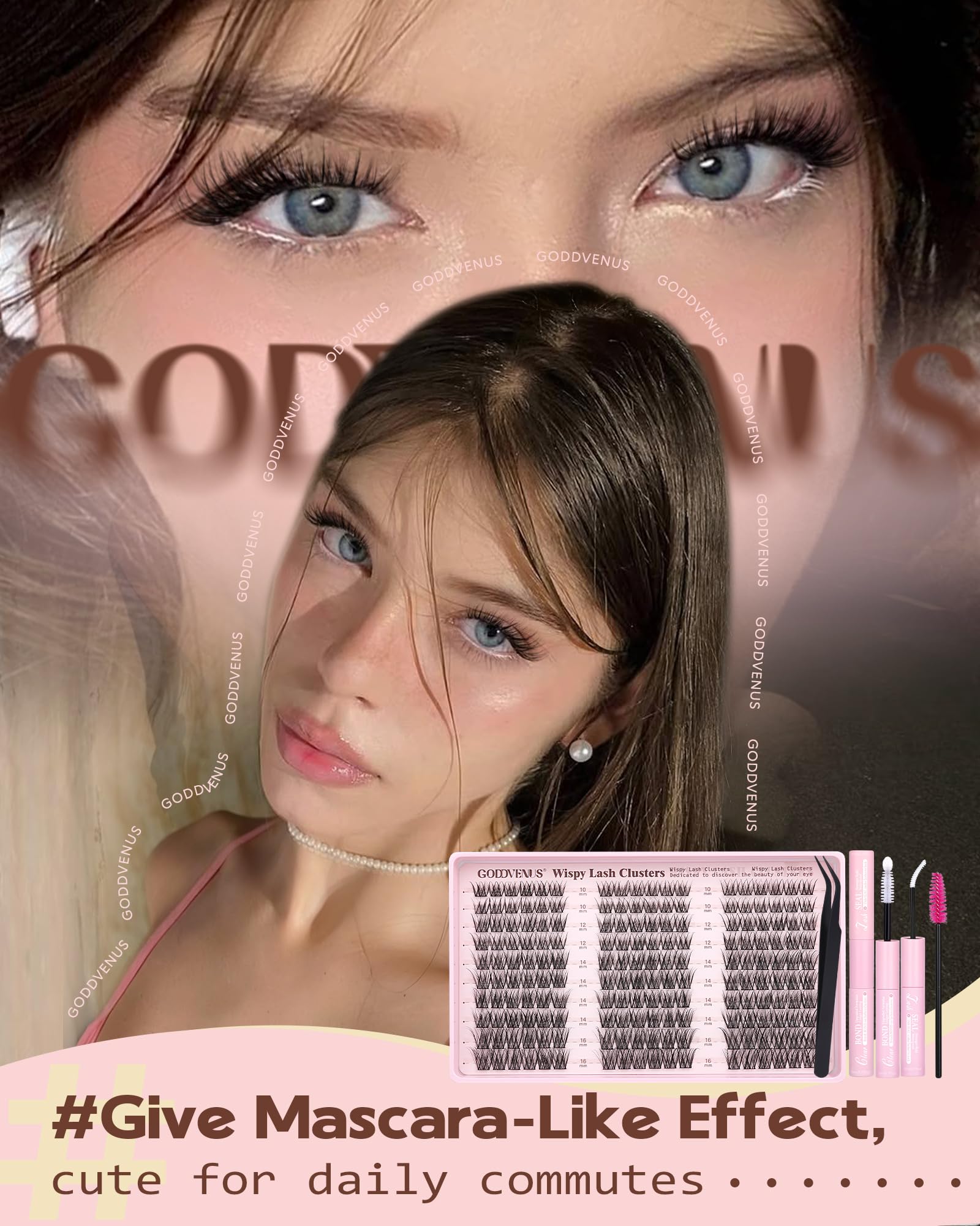 Goddvenus laid-out 10mm to 16mm clusters for customizable length