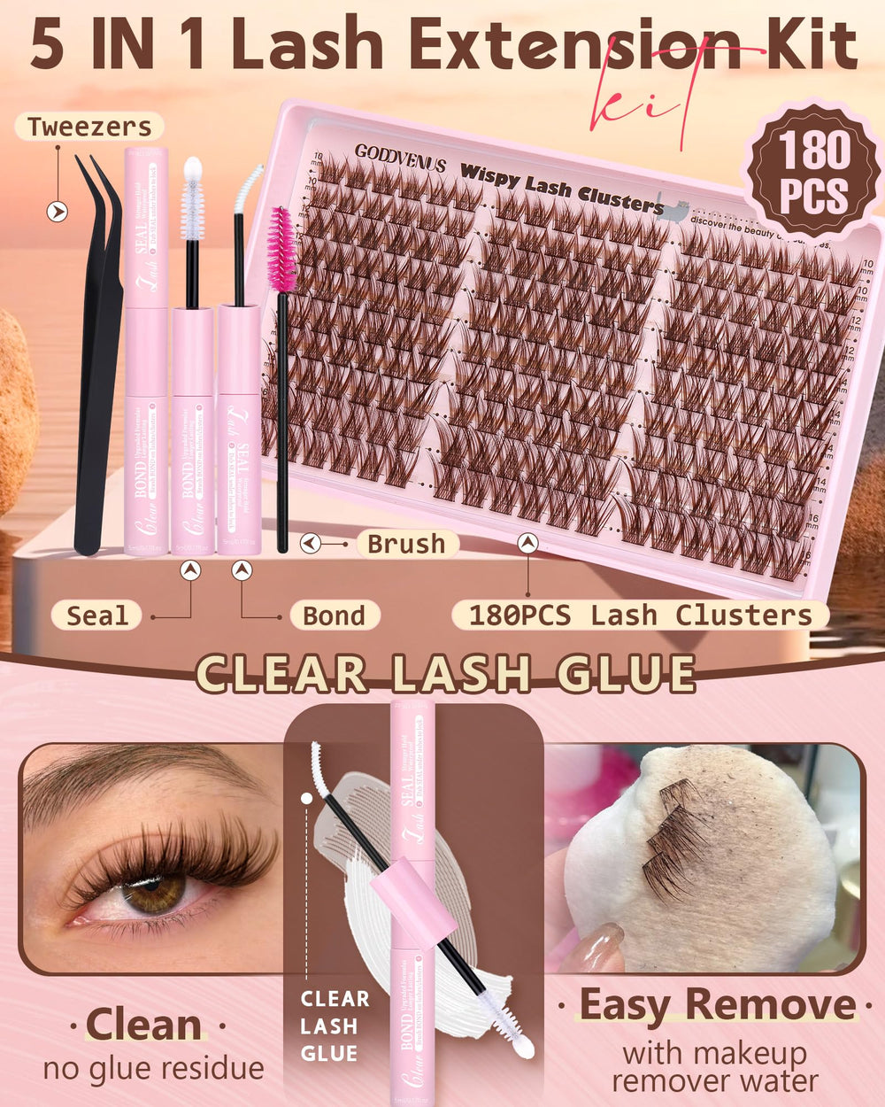 Goddvenus before and after eyes showing subtle lift and added volume benefit