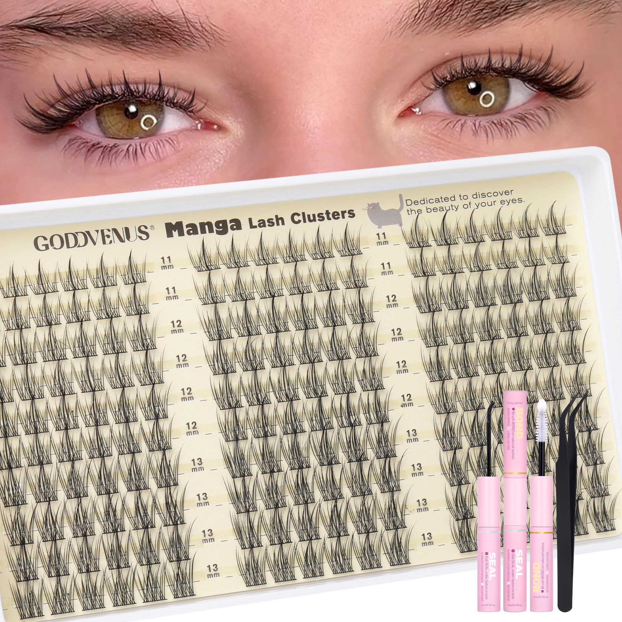 goddvenus front packaging showing kit components and tidy layout benefit easy identification