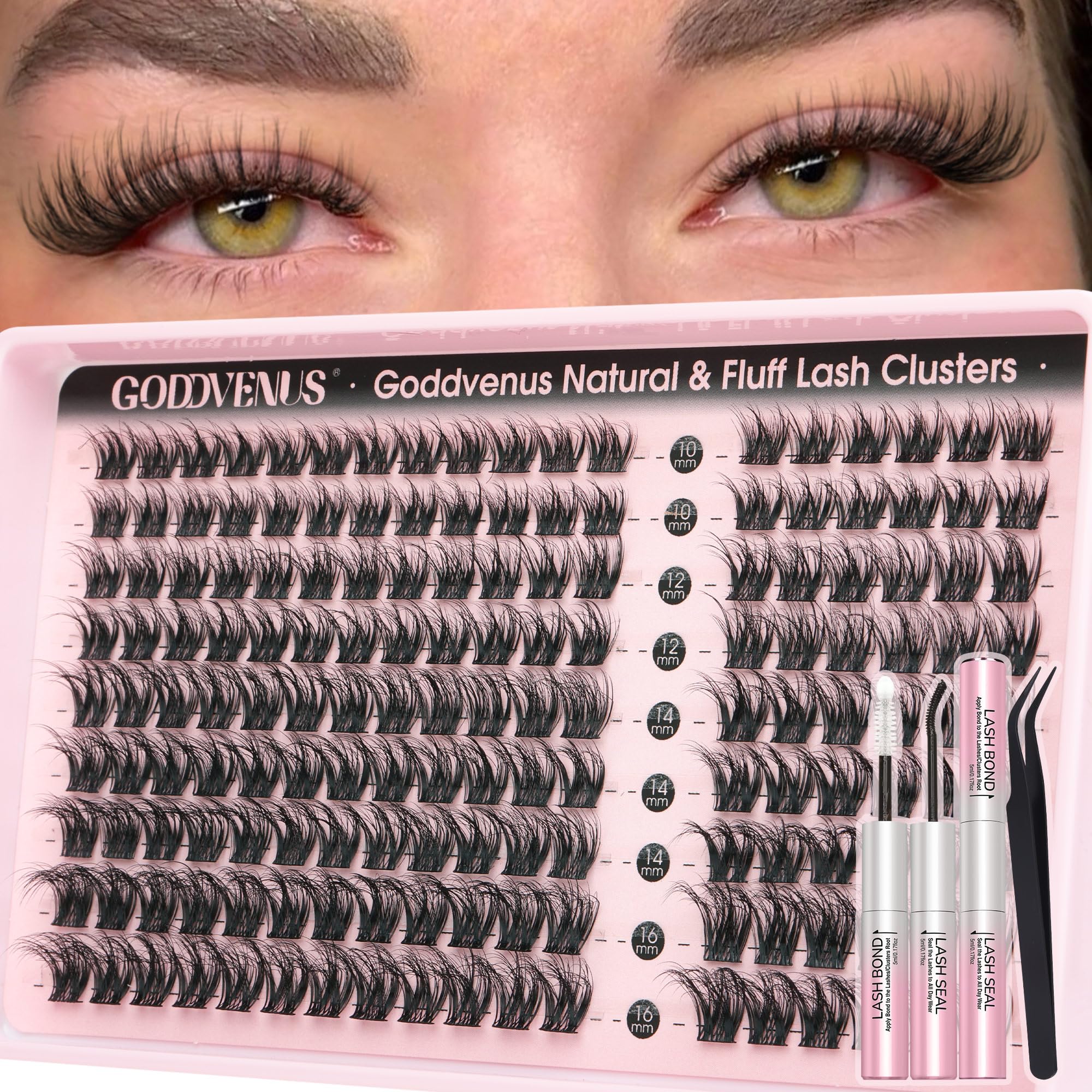 Goddvenus front packaging showing 162-piece kit and benefits