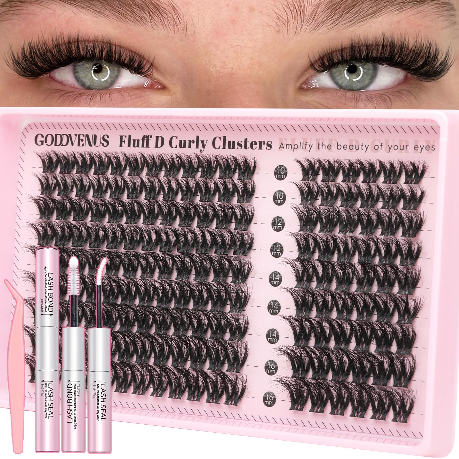 Goddvenus front packaging showing kit contents and branding for organized storage