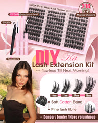 Goddvenus glue tube demonstrating dark-to-clear adhesive for precise placement