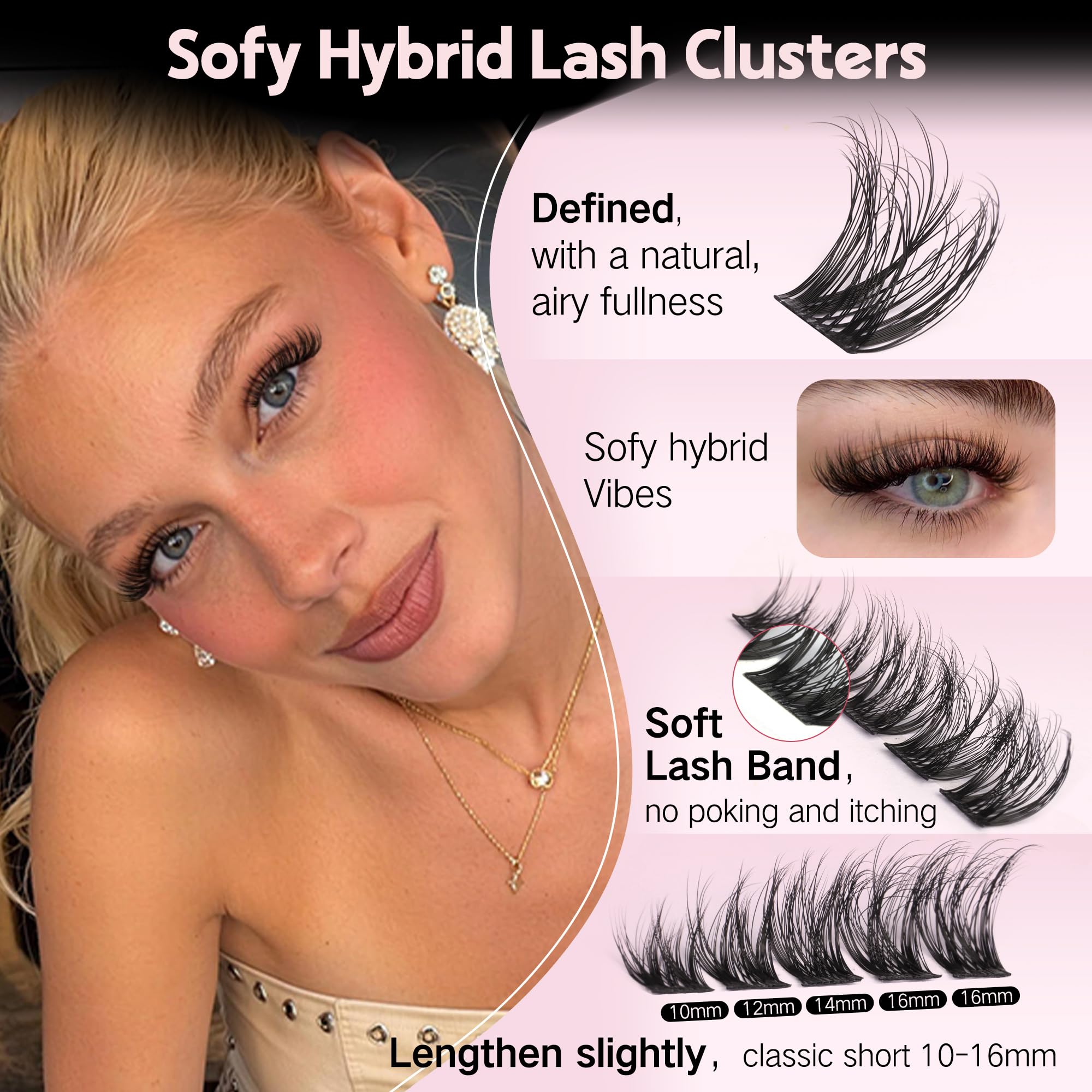 Goddvenus finished natural look on model boosting eye openness