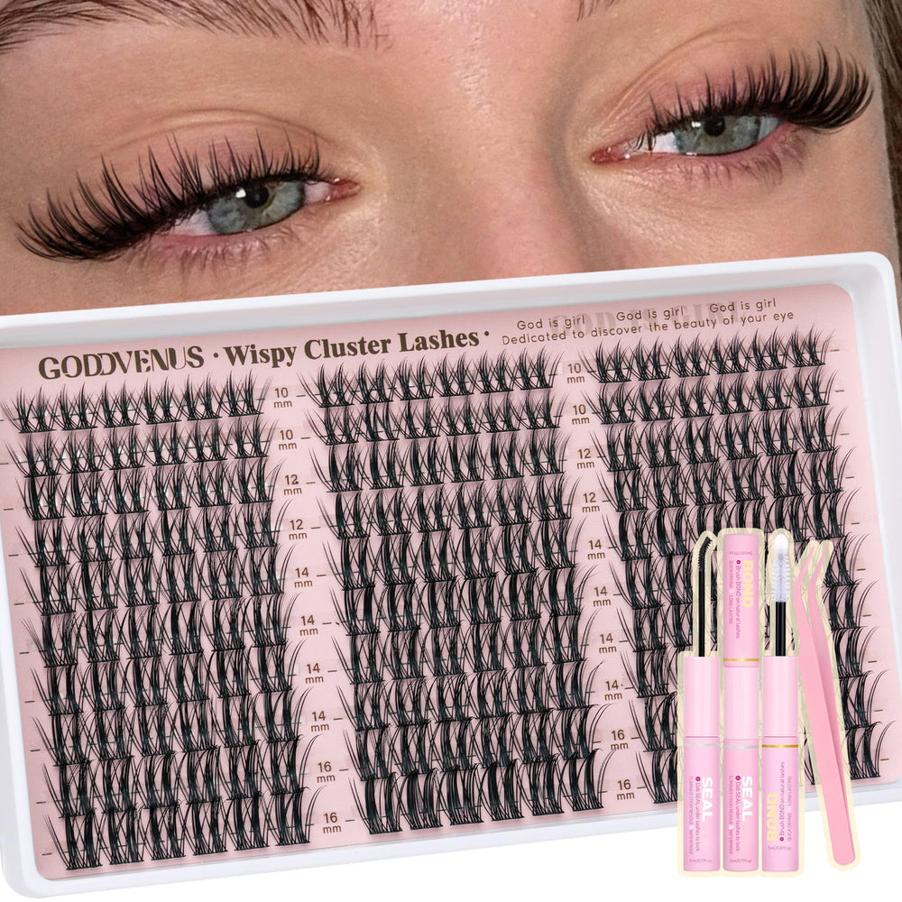 Goddvenus front packaging showing 180-piece kit and tools for easy DIY