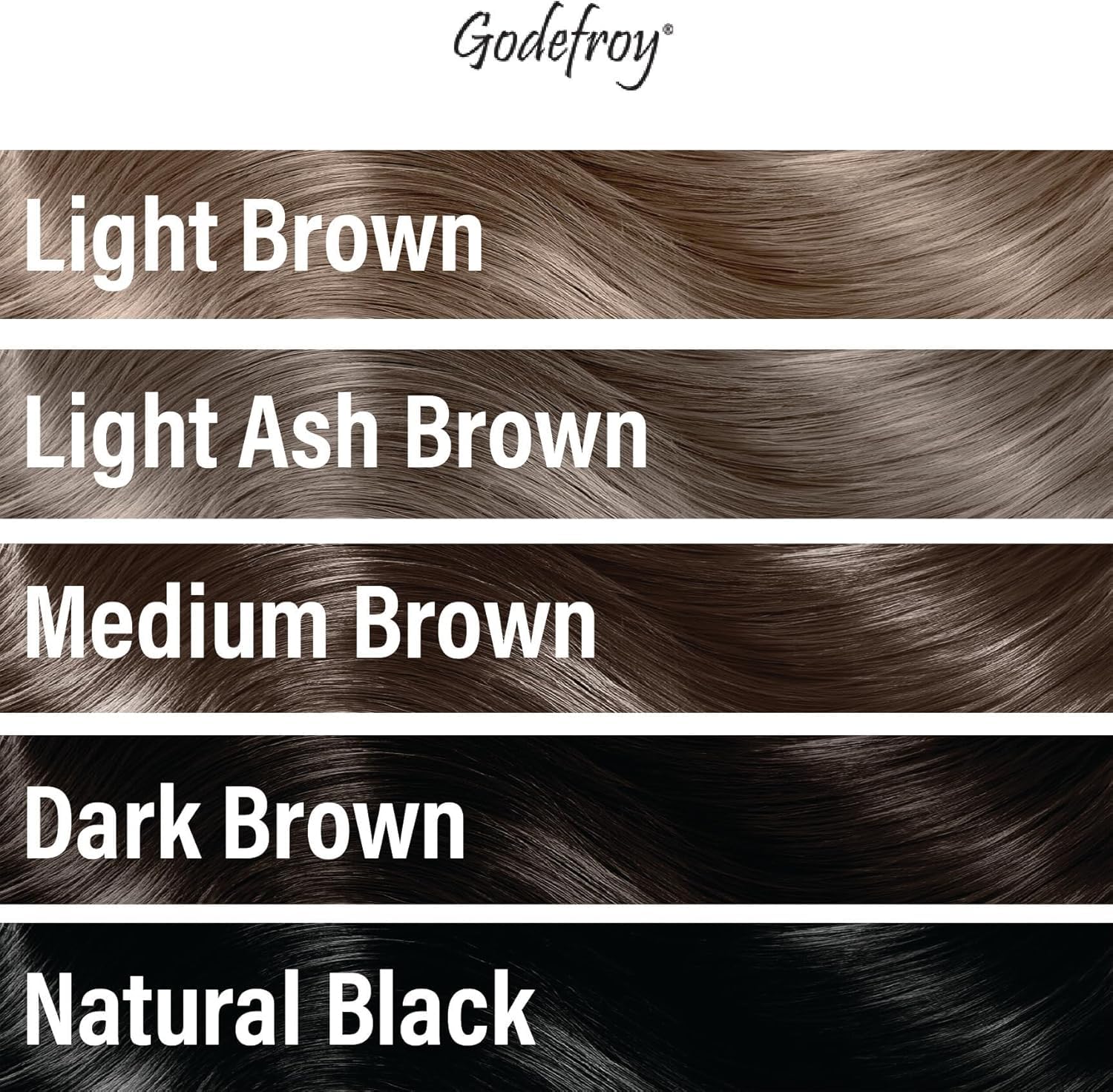 Godefroy before and after root touch-up with blended result