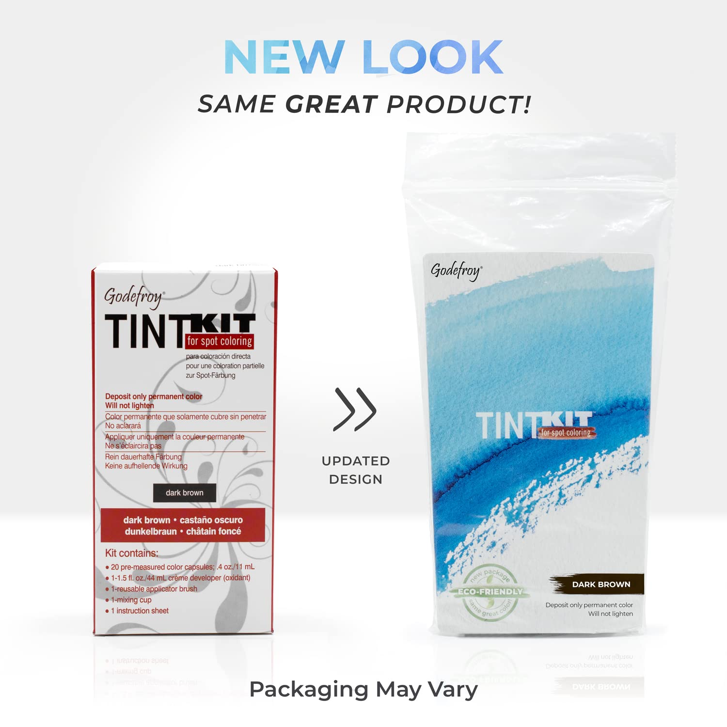 Godefroy kit opened to display all items for easy at-home use