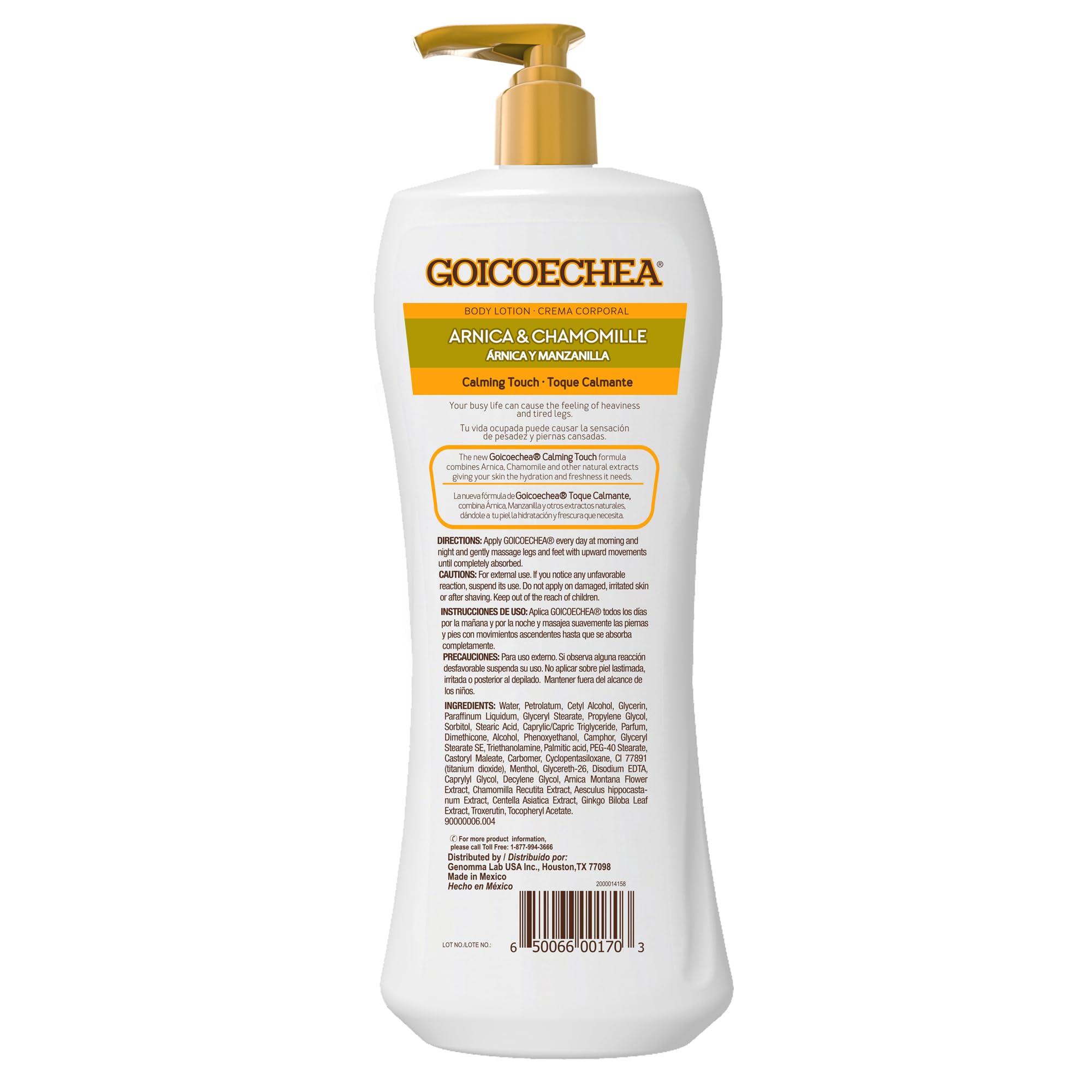 Goicoechea bottle on bathroom shelf staged for everyday accessibility and routine