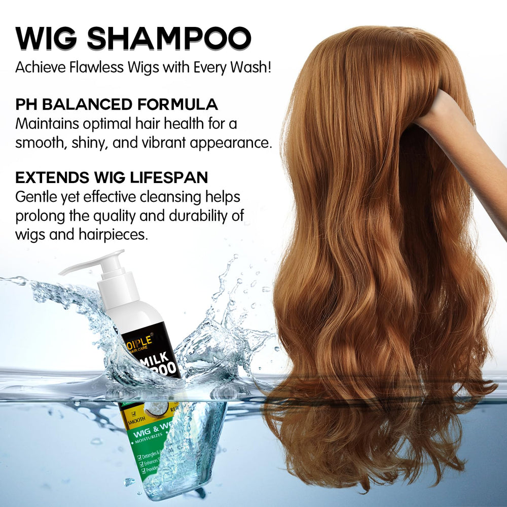 Goiple detangler brush with spray, illustrating effortless combing benefit