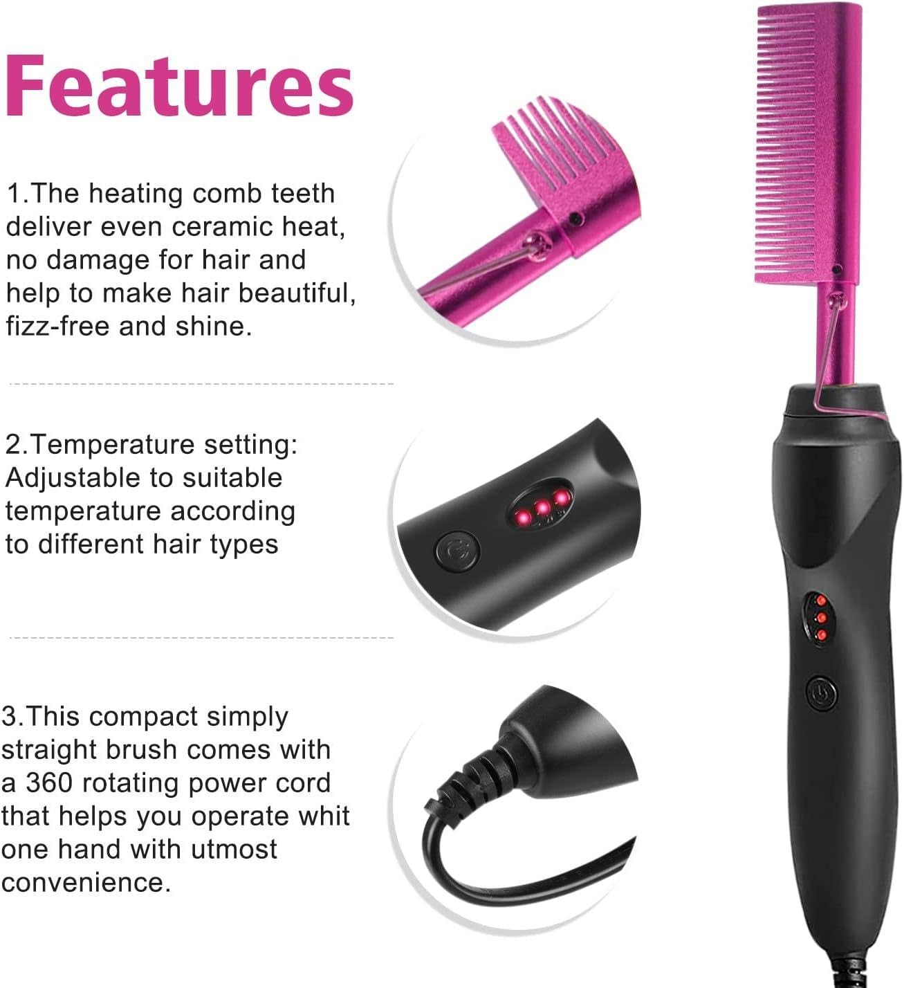 Goiple edge control and wax stick closeup to shape baby hairs and tame flyaways