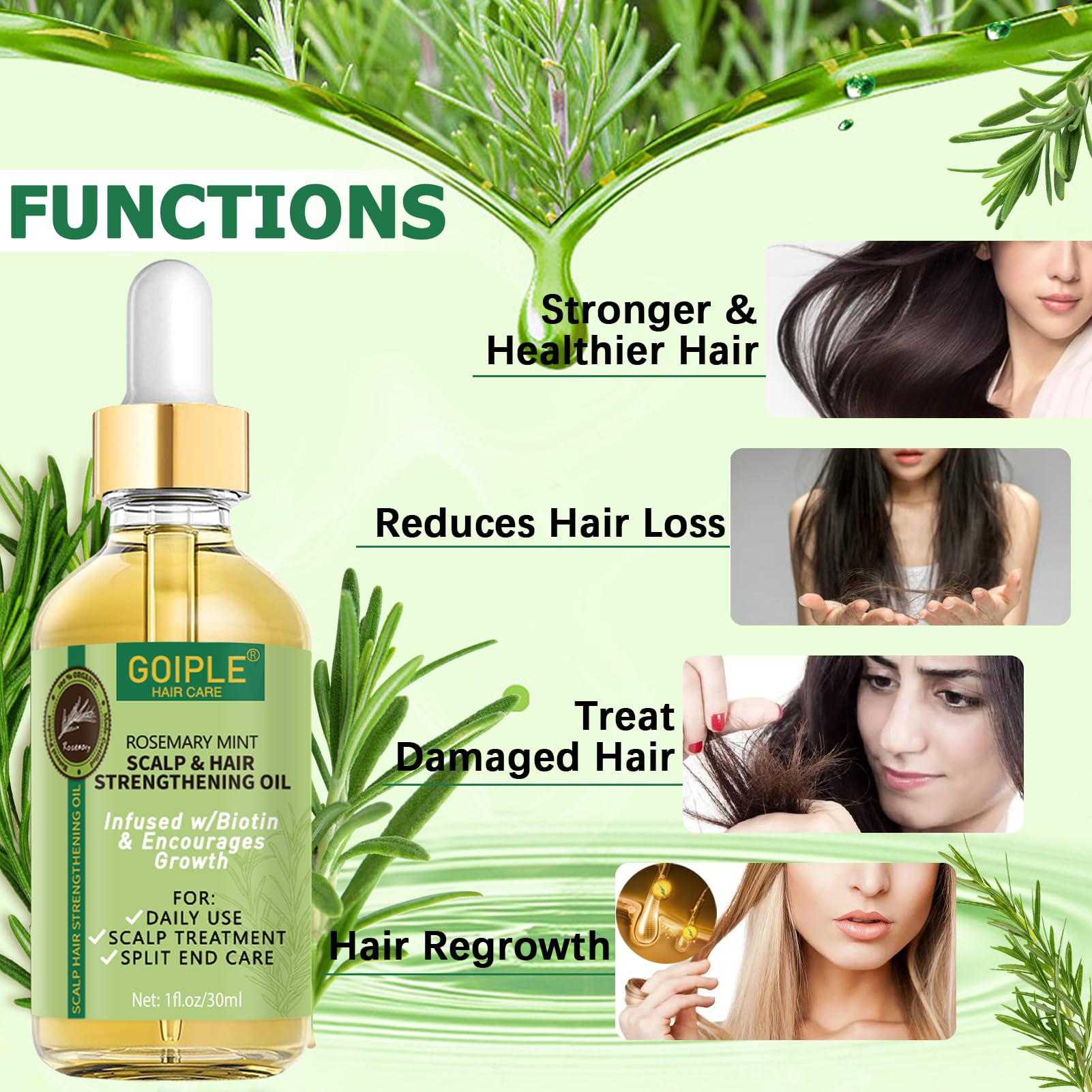 Goiple edge control smoothing edges for sleek hairline and polished finish
