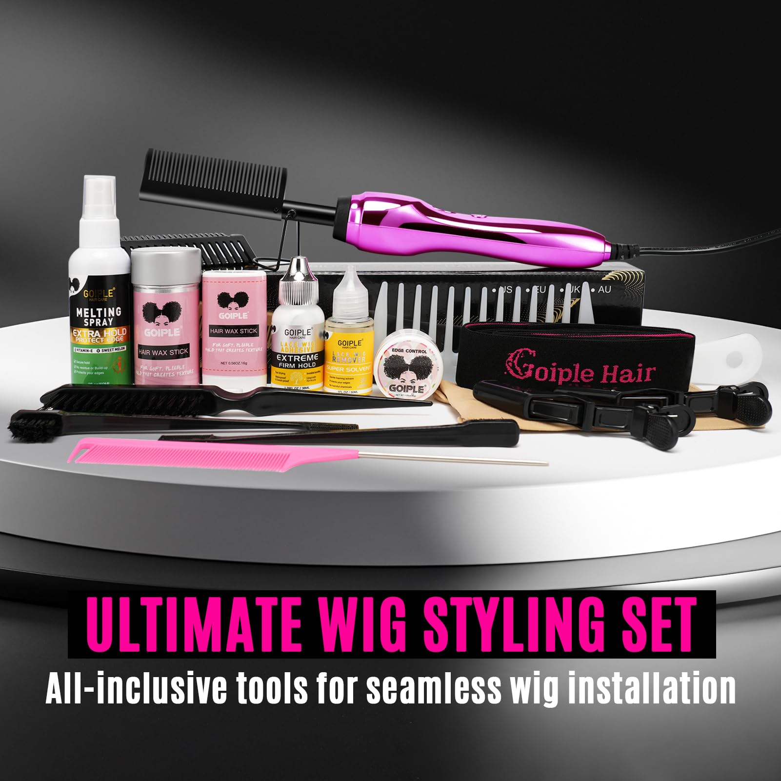 Goiple finished headband wig lifestyle showing polished look and long-lasting hold
