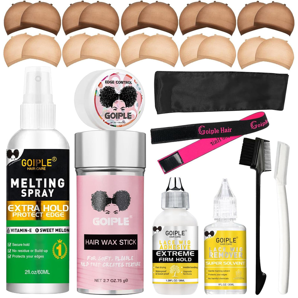 Goiple complete kit laid out showing all 29 pieces and organized contents benefit convenience