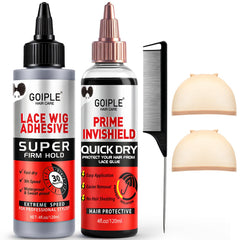 Goiple front packaging showing quick weave kit and strong-hold benefit