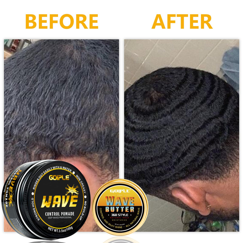 Goiple label detail listing key ingredients and styling benefits