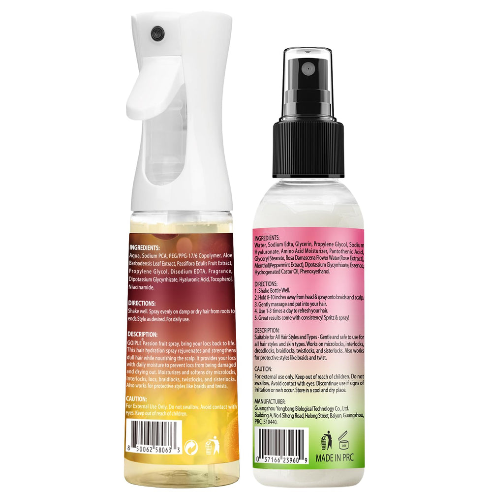 Goiple sprays staged on bathroom shelf for easy daily routine