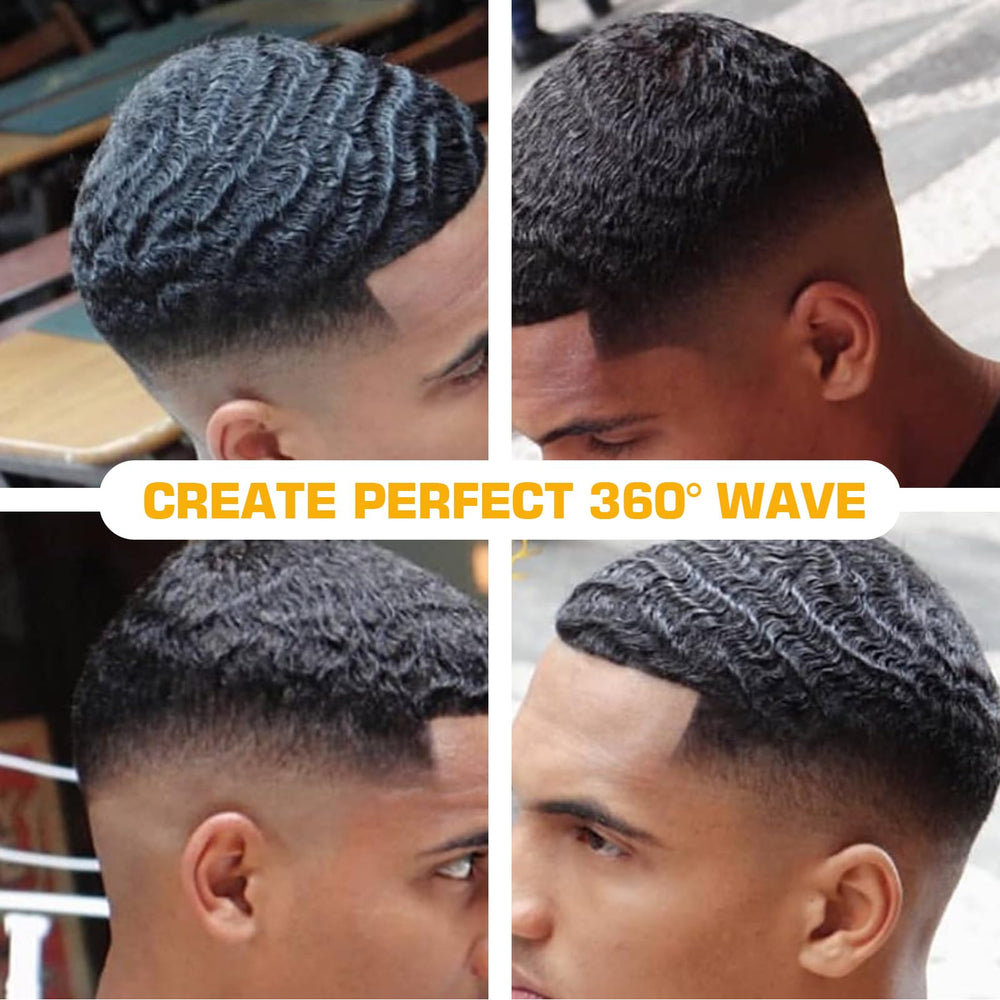 Goiple lifestyle image of man with defined waves showing polished results