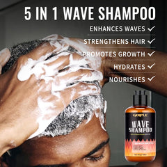 Goiple shampoo pouring and lather, gentle cleanse benefit visible