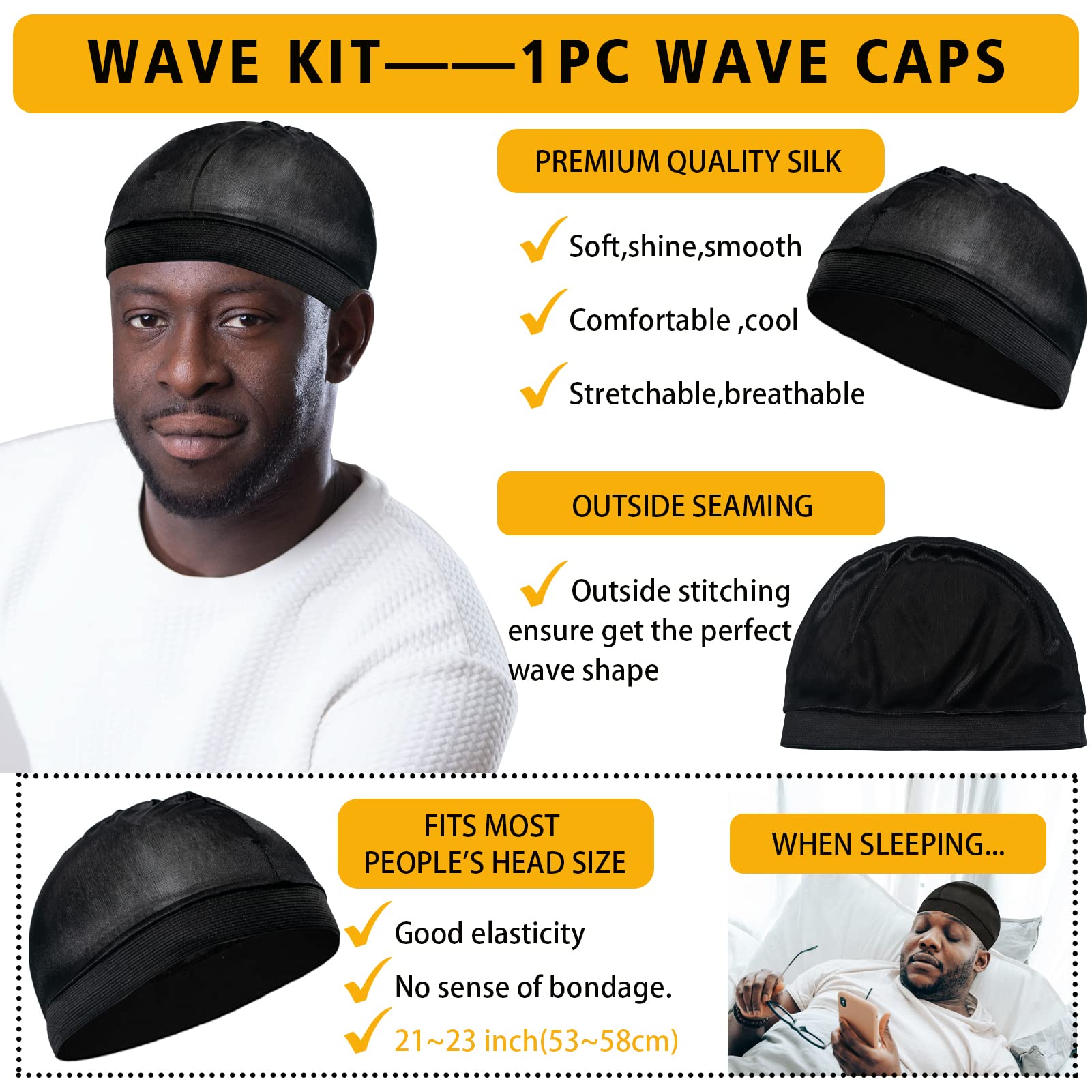 Goiple silky durag with long straps illustrating comfortable secure compression