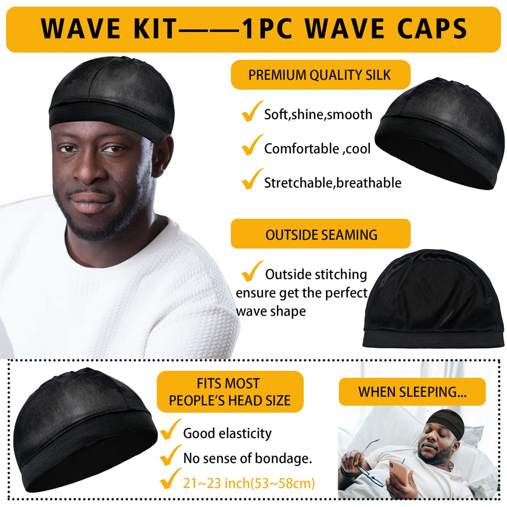 Goiple silky durag with long straps illustrating comfortable secure compression