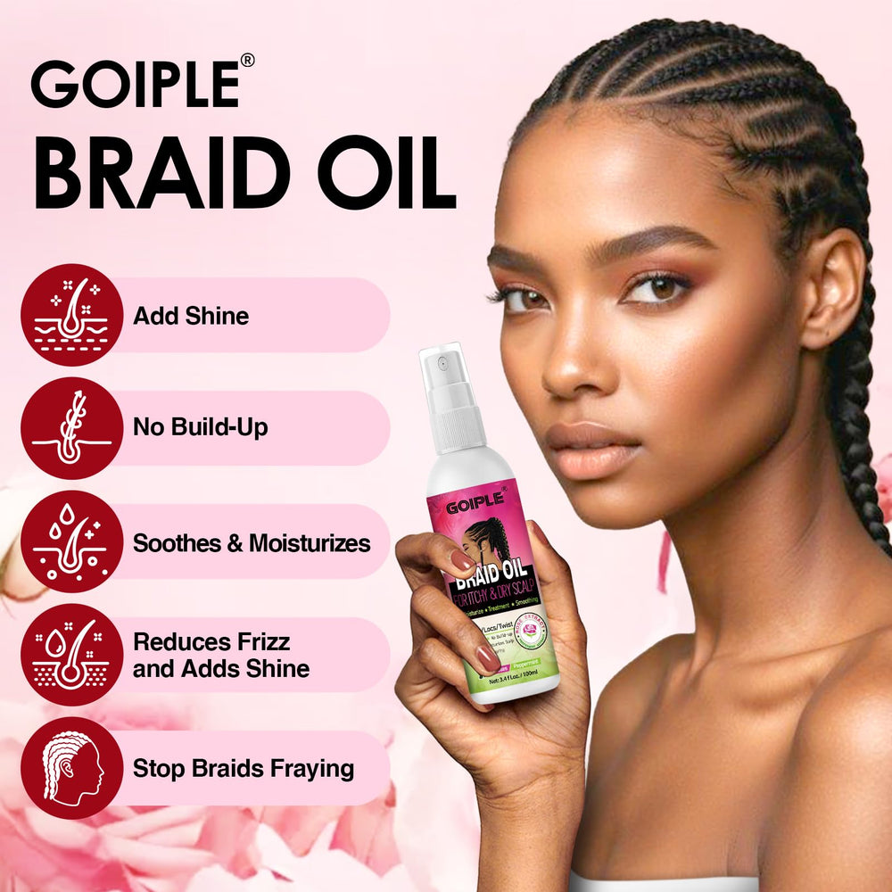 Goiple misting rose water on locs refreshing without buildup