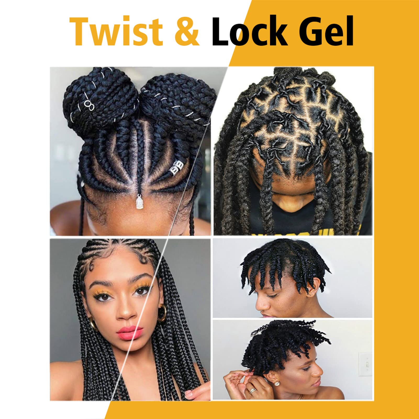 Goiple styled braids lifestyle shot showing long-lasting neat protective style
