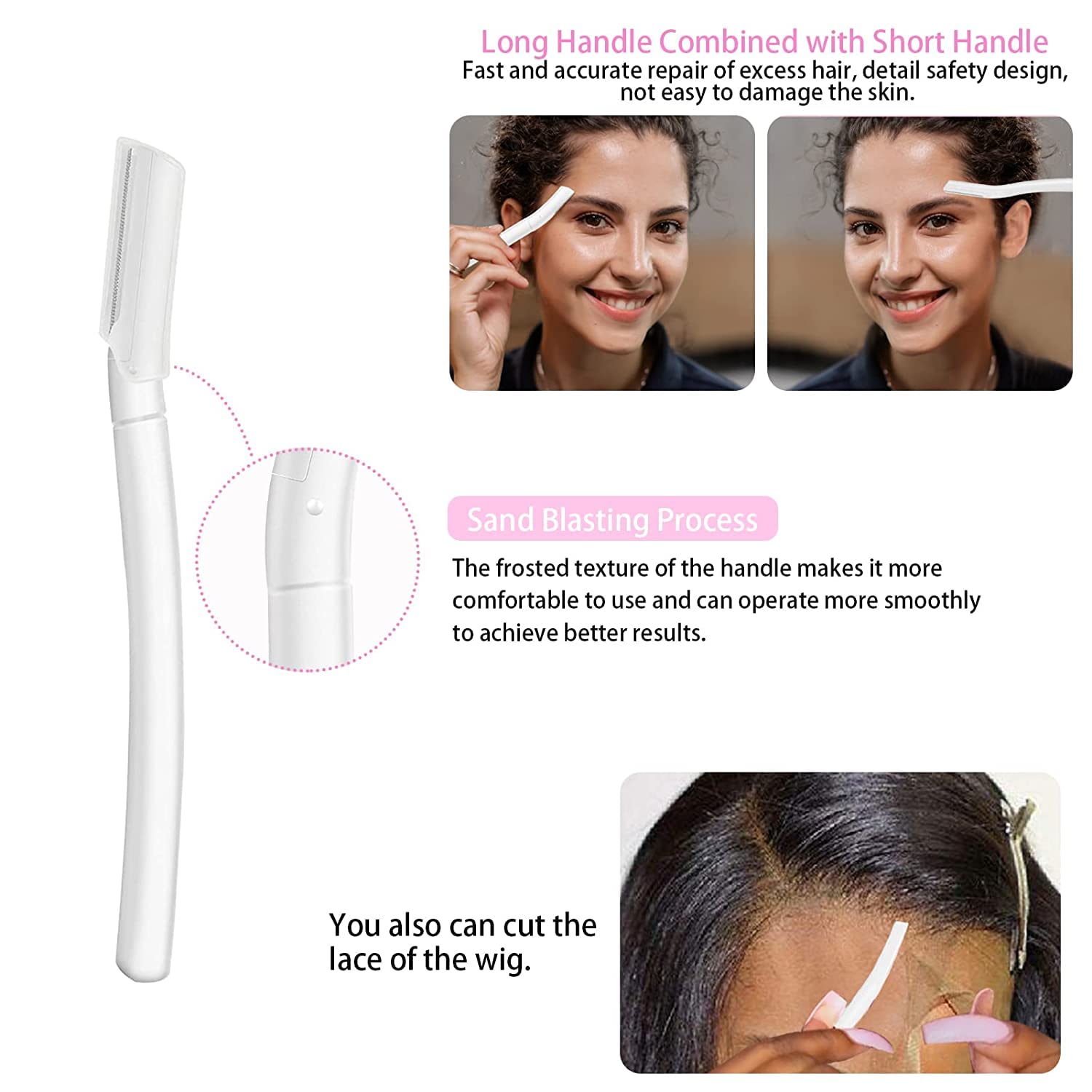Goiple kit being used on a lace front wig to create a natural hairline