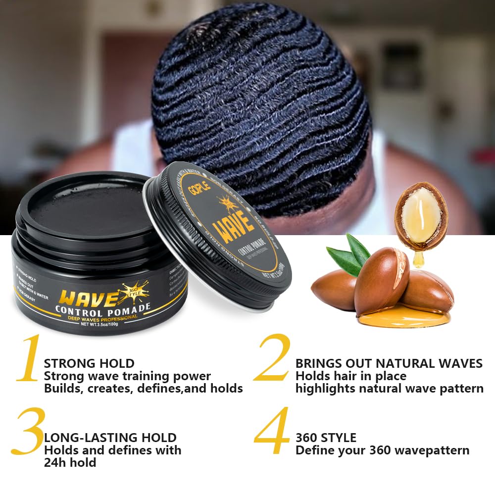Goiple pomade texture close-up highlighting silky shine and moisture