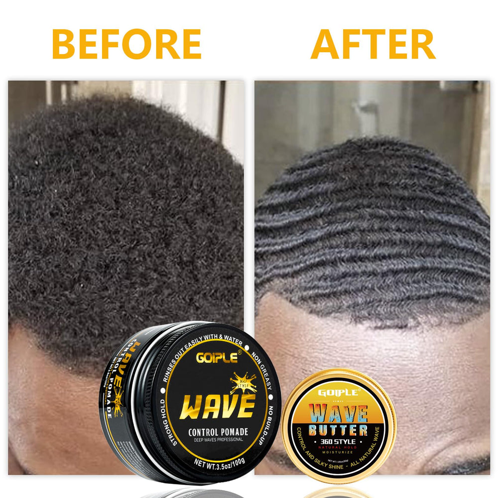 Goiple result showing defined layered waves and controlled shine