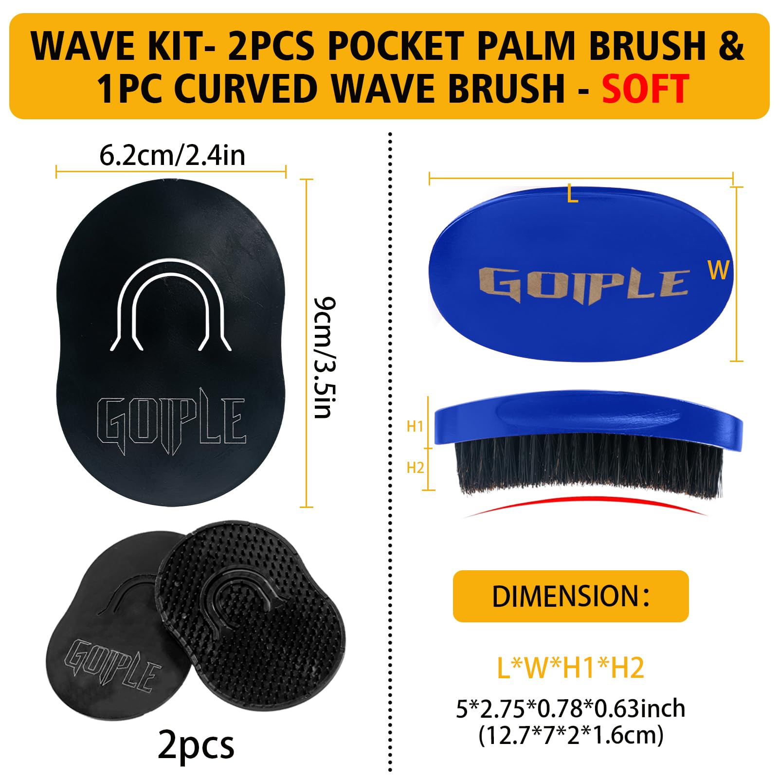 Goiple model brushing hair during wave training for defined 360 waves